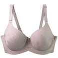 thumbnail image 1 of ylioge Plus Size Bras for Women with Underwire Large Bust Push Up Bralettes Womens Lightweight Support Lifting Everyday Sleeping Underwear Bra, 1 of 4