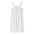 thumbnail image 1 of ylioge Plus Size Nightgowns for Women M-4X Cute Sleeveless Sleepshirts Ladies Spaghetti Strap Lace Splice Sleepwear Pajamas Mini Dresses, 1 of 7