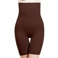 thumbnail image 1 of ylioge Plus Size Shapewear for Women, Womens High Waisted Shorts Shapewear Waistband Hip Lift Safety Shapewaer Thigh Slimming Solid Color Seamless Underwear Bodysuits Spring, 1 of 2