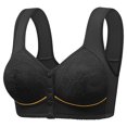thumbnail image 1 of ylioge Plus Size Sports Bras for Women S-5X Front Closure Wireless Push Up Bralettes Lightweight Breathable Full-Coverage Underwear Bra, 1 of 2