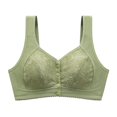 thumbnail image 1 of ylioge Sports Bras for Women Plus Size M-5X Front Closure No Underwire Push Up Bralettes Breathable Solid Full-Coverage Support Underwear Bra, 1 of 7