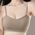 thumbnail image 1 of ylioge Sports Bras for Women Plus Size M-4X Breathable Wireless Bralettes Ladies Casual Solid Stretchy Pullover Lightweight Push Up Underwear Bra, 1 of 6
