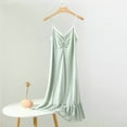 thumbnail image 1 of ylioge Summer Nightgowns for Women Spaghetti Strap Midi Pajama Dresses Ladies Lightweight Solid V Neck Soft-Modal Loungewear Sleepshirts, 1 of 7