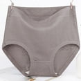 thumbnail image 1 of ylioge Underwear for Women Plus Size XL-6XL High Waisted Full Coverage Panties Ladies Casual Solid Stretchy Breathable Briefs, 1 of 4