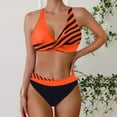 thumbnail image 1 of ylioge Womens Bikini Swimsuits Plus Size Summer Two Piece Bathing Suits Ladies Color-Block Separates Beach Swimwear Sets S-5XL, 1 of 6