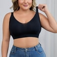 thumbnail image 1 of ylioge XL-4X Plus Size Bras for Women Wireless Push Up Support Bralettes Womens Full-Coverage Breathable Solid Color Lifting Everyday Underwear Bra, 1 of 4