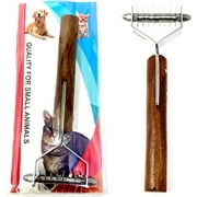 ynamed Pet Grooming Tool - Undercoat Rake for Cats & Dogs - Premium Trimmer Coat King Blade - Safe Dematting Comb for Easy Mats & Tangles Removing - No More Nasty Shedding and Flying Hair