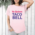 thumbnail image 1 of yo Quiero Taco Bell Retro Fast Food Meme Tribute Graphic T-Shirt, for men & women, up to size 5XL, 1 of 3