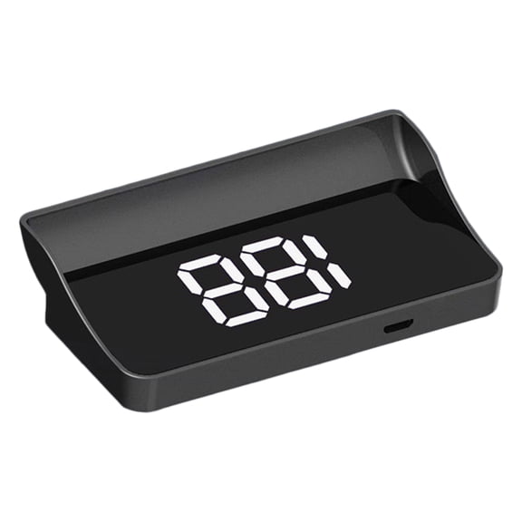 yocbz 1 PC Heads Up Display, Large Font Digital Speedometer Projector, Plug and Play Color Font with Speed MPH Display, Universal Digital Speed Monitor for Car Windshield (White Light)