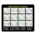 thumbnail image 1 of yocbz 2026 Calendar with Holiday Mouse Pad, Gaming Mousepad for Computer Laptop Non-Slip Rubber Desk Mat,for New Year Office Gift (9.8 X 11.8 Inch), 1 of 6