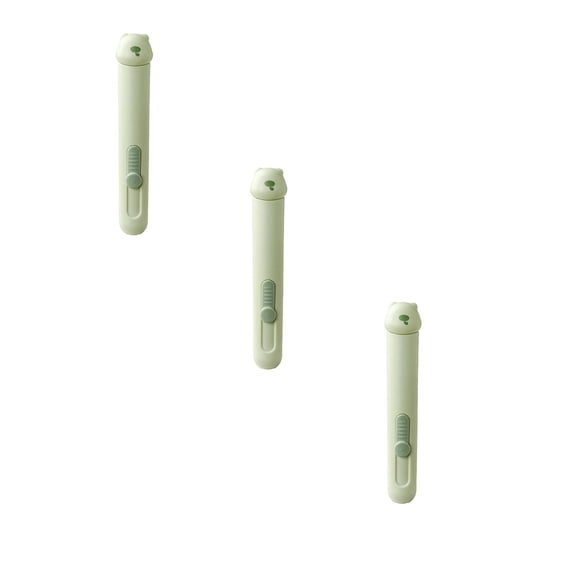 yocbz 3Pcs 3-in-1 Sewing Tool, Seam Ripper with Needle Threader and Needle Holder,Stitch Remover Tool, 3 Colors (Green)