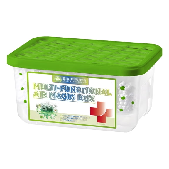 yocbz Air Magic Box - Indoor Air Purification Dust Removal Magic Box, Multi-functional Air Magic Box Cleaner, No Noise, Automatic Dust Collection Purifies,For Bedrooms,Offices,Pet Areas