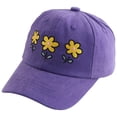thumbnail image 1 of yocbz Baby Baseball Hat Toddler Baseball Hat Baby Boys Cap Girls Adjustable Dinosaur Baseball Hats Kids Boy Caps Toddler Sun Hats Dark Purple,3-8 Years, 1 of 7