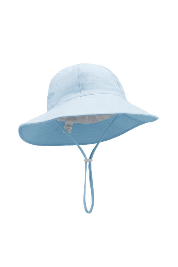 Baby Boy Sun Hat Toddler Hats Boys Toddler Baby Sun Hat, Adjustable Summer Bucket Hat Kids Quick Dry Water Resistant UPF 50+ Protection for Beach Pool Outdoor E,XS