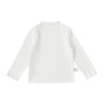 thumbnail image 1 of yocbz Baby Girl Long Sleeve Blouse Toddler Ruffle T-Shirt Kid Solid Color Tee Casual Tops Winter Clothes White,6-12 Months, 1 of 3