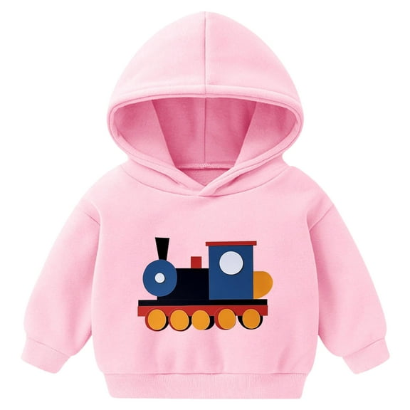 yocbz Baby Sweatshirt Boys Hoodies Toddler Hoodies Boy's Hooded Sweatshirt Pullover Hoodies for Toddler Boy Pink,Size for 3-4 Years