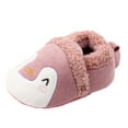 thumbnail image 1 of yocbz Big Kids Slippers Toddler Slippers Boys Girls House Shoes Slip on Baby Sock Shoes Lightweight Outdoor Walking Shoes Pink,Size for US 6, 1 of 8