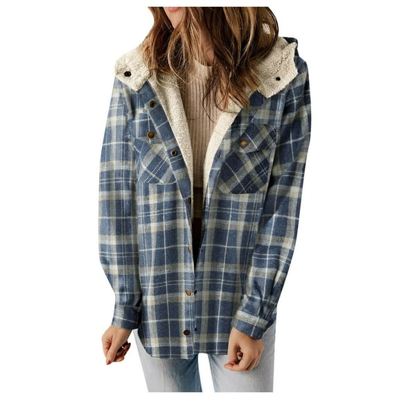 yocbz Bomber Jacket Women Jean Jacket for Women Trendy Cropped Long Sleeve Denim Jacket Colored Lightweight Jeans Jackets Trucker Coat Blue,Size for M