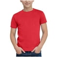 thumbnail image 1 of yocbz Boy Teen Shirts Shirts Boys Tee Toddler Kids T-Shirt Red,Size for 3-4 Years, 1 of 7