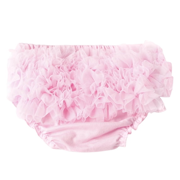 yocbz Cotton Underwear For Girls Teen Underwear Baby Bloomers Ruffle Diaper Cover for Toddler Girls Newborn Toddler Kids Panties Bloomers Girl's Cotton Shorts Pink,0-6 Months