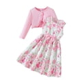 thumbnail image 1 of yocbz Cowgirl Dress Toddler Girl Fall Dress Ruffle Tulle Long Sleeve Dress Casaul Knit Sweater Dresses Cute Girls Clothes Winter Outfits Red,Size for 7-8 Years, 1 of 5