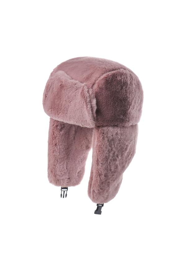 Winter Ushanka Russian Trapper Hats with Ear Flaps, Warm Full Hood Earflap Hat for Men and Women Windproof Fluffy Hats, E
