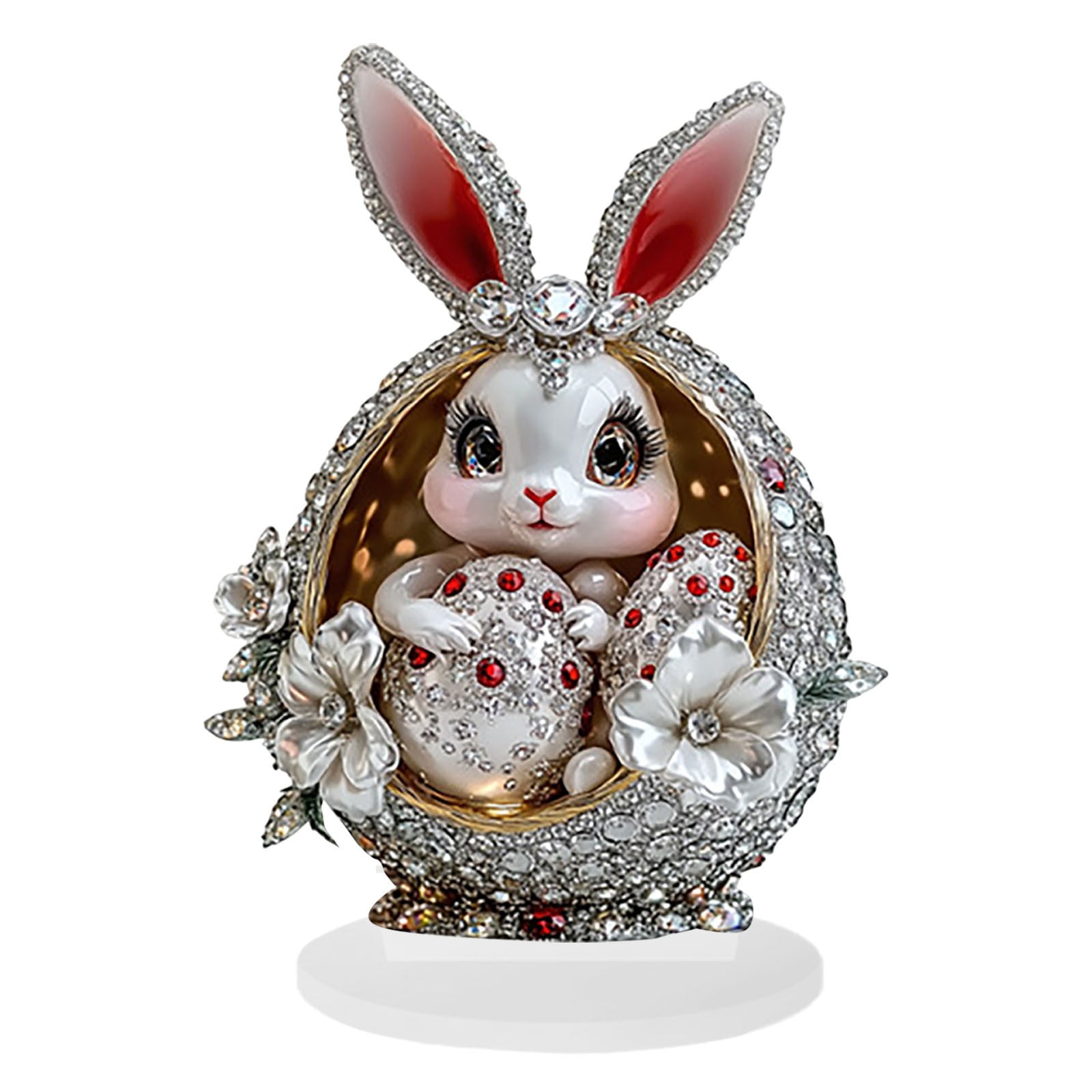 yocbz Easter Eggs Decorated Home Acrylic Tabletop Decoration - Simple ...