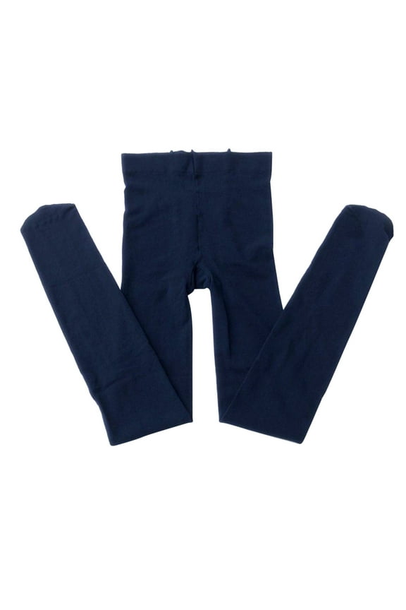 Footed Tights Girl Toddler Kids Baby Girls Cotton Leggings Pantihose Stretchy Basic Full Length Ballet Dance Pants Pantyhose for Spring Summer Stocking Navy,Size for 2-4 Years