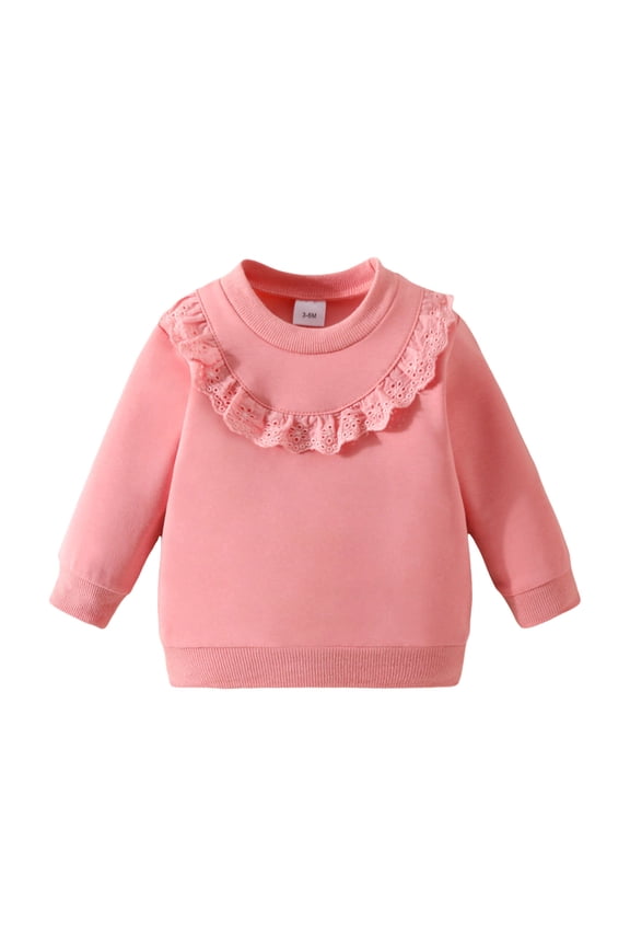 Girl Hoodies Toddler Baby Girl Sweatshirt Clothes Long Sleeve Sweatshirt Spring Pullover Red,Size for 12-18 Months