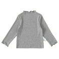thumbnail image 1 of yocbz Girl Long Sleeve Shirts Tween Girls Fall Warm Shirts Long Sleeve Tops Grey,Size for 12-18 Months, 1 of 3