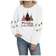 thumbnail image 1 of yocbz Girls T Shirts Cute Tops for Girls Long Sleeve Christmas Shirts Xmas Candy Gift Print Cute Graphic Shirts T Shirts Kids Kids Clothes White,Size for 4-5 Years, 1 of 4