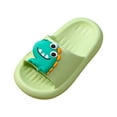thumbnail image 1 of yocbz Kids Slippers Girls' Summer Slides Soft Thick Sole Slip-On Beach Sandals Fashion Casual Indoor Outdoor Slippers for Kids Mint Green,US 8.5, 1 of 7