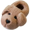 thumbnail image 1 of yocbz Kids Slippers Toddler Slippers Girls Boys Kids House Slipper Winter Slippers, Cute Soft Plush Anti-Slip House Kids Warm Winter Slippers for Indoor Outdoor Brown,Size for US 13.5, 1 of 4