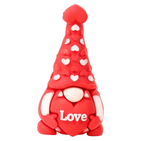 yocbz Mini Valentine's Day Figurines, Tiny Heart Figures Red Love Small Statues to Hide and Seek, Miniature Valentines Ornaments Decorations for Wedding Mother's Day Party Favors (A)