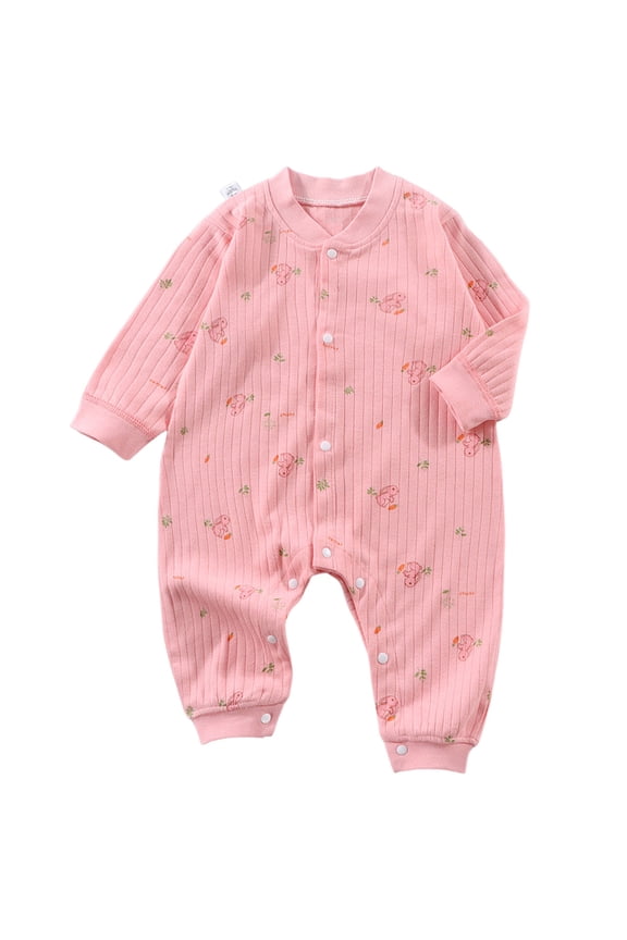 Newborn Boy Clothes Baby Clothes Infant Baby Boys Girls Overalls Sleeveless Jumpsuit Cute Bear Romper Jean Pants Overall Workwear Summer Outfits Pink,6-9 Months