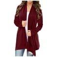 thumbnail image 1 of yocbz Oversized Cardigans for Women Womens Casual Lightweight Long Sleeve Cardigan Soft Open Front Fall ,Size for M, 1 of 4