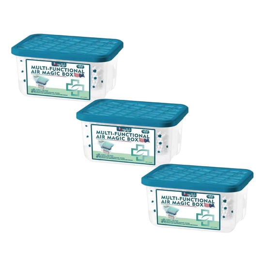 yocbz Pack of 3 Air Magic Box, Indoor Air Purification Dust Removal Magic Box, Long-Lasting Air Freshener 120g for Home, Office, Bedroom, Pet Areas,Let Freshness Unfold—naturally and Quietly