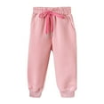 thumbnail image 1 of yocbz Pants for Girls Girls Sweatpants Joggers Sweat Pants Cute Baggy Tween Trendy Clothes Teen with Pockets Pink,Size for 7-8 Years, 1 of 4