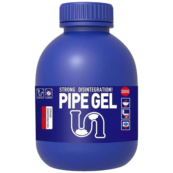 yocbz Pipe Gel Drain Cleaner, Professional Strength Drain Clog Remover for Kitchen Sink, Shower & Tub, Powerful Unclogging Formula, Compatible with All Pipe Materials