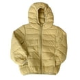 thumbnail image 1 of yocbz Rain Jacket Kids Unisex Boy Puffer Jacket Kids Waterproof Outwear Girl Fleece Coat Winter Clothes Yellow,Size for 12-14 Years, 1 of 3