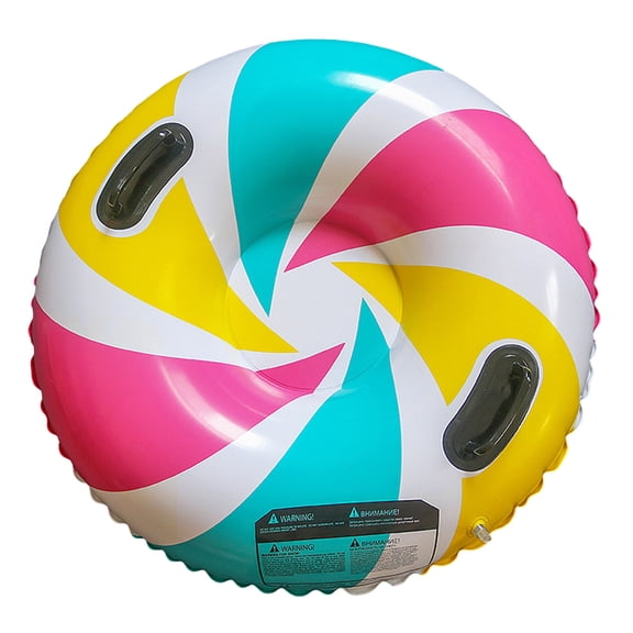 yocbz Sleds for Kids, Heavy Duty Snow Tube Made by Thickening Material of 0.8mm, Toboggan Sled, Snow Toys for Kids and Adults, Antifreeze Thickened Bottom, Inflatable Sleds for Winter Skating, B