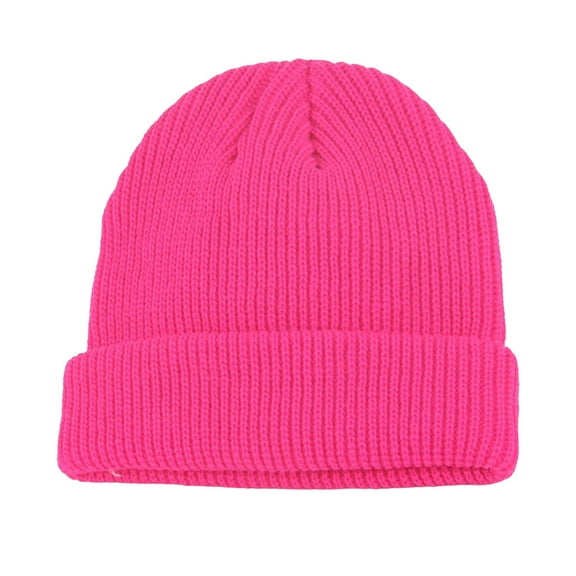 yocbz Toddler Baby Winter Hat Baby Toddler Boys Girls Knit Warm Winter Hats Caps 1 To 9 Years Hot Pink,1-9 Years