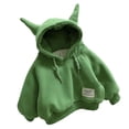 thumbnail image 1 of yocbz Toddler Boy Hoodie Toddler Boys Long Sleeve Shirts Little Boys Sweatshirt Boys Shirts Green,Size for 4-5 Years, 1 of 5