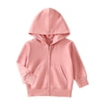 thumbnail image 1 of yocbz Toddler Boys Sweatshirts Unisex Baby and Toddler Boys Girls'Cotton Long Sleeve Basic Round Neck Sweatshirt Tee Shirts Pink,4-5 Years, 1 of 6