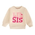 thumbnail image 1 of yocbz Toddler Girl T Shirts Baby Girl Long Sleeve Blouse Toddler Girls Peplum Long Sleeve T-Shirts Infant to Little Kid Khaki,0-6 Months, 1 of 9