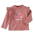 thumbnail image 1 of yocbz Toddler Girl T Shirts Toddler Girl Shirts Ruffled Long Sleeve Girls Tops Girls Long Sleeve Shirts Girls T Shirts Girls Tshirt G,18-24 Months, 1 of 3