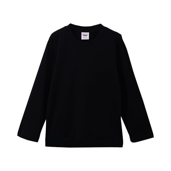 yocbz Tops for Teen Girls Kids Toddler Baby Boys Girls Long Sleeve T Shirt Long Sleeve Round-Neck Girls Long Sleeve Prints Shirts Cute Crewnecks Tops Black,Size for 5-6 Years