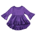 thumbnail image 1 of yocbz Tops for Teen Girls Teens Tops Long Sleeve Girls Basic Shirt Crew Neck Long Sleeve T-Shirts Teen Girls Tee Kids Clothes Purple,Size for 5-6 Years, 1 of 8