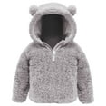 thumbnail image 1 of yocbz Winter Coat Boys Boys Zip Up Puffer Jacket Kids Winter Lightweight Quilted Coat Outerwear with Pockets Grey,Size for 3-6 Months, 1 of 4
