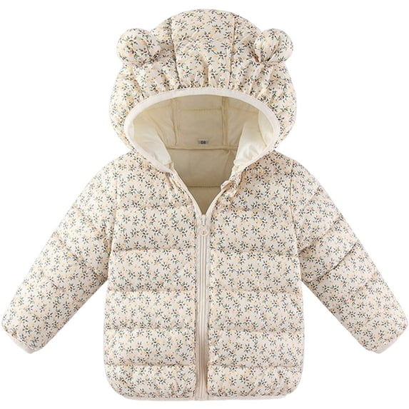yocbz Winter Jacket Boy Toddler Boys Corduroy Jacket Toddler Winter Coat Kids Button Warm Outwear Baby Lovely Clothing Beige,Size for 2-3 Years